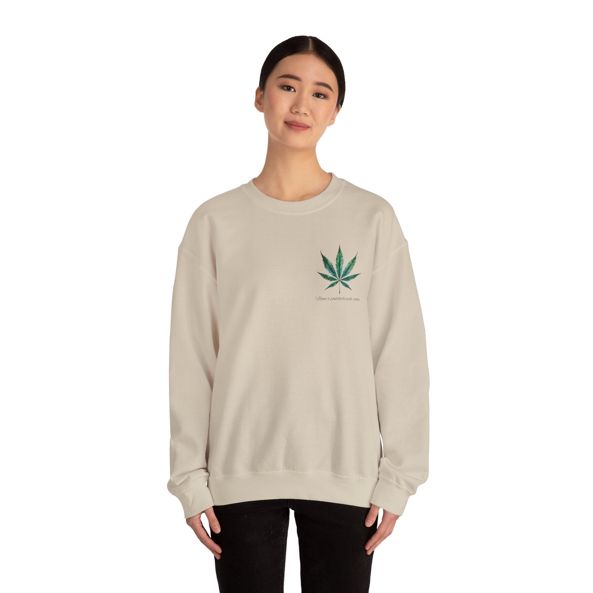Flowers on the Beach Sweatshirt