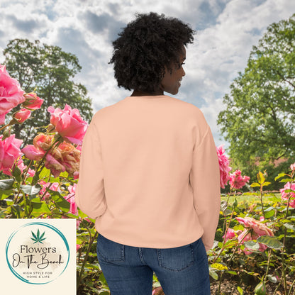 Empowerment Sweatshirt, I Can By Myself Flowers, Valentines Crewneck, Empower Women Sweatshirt, Weed Love Jumper, Stoner Sweatshirt, 420