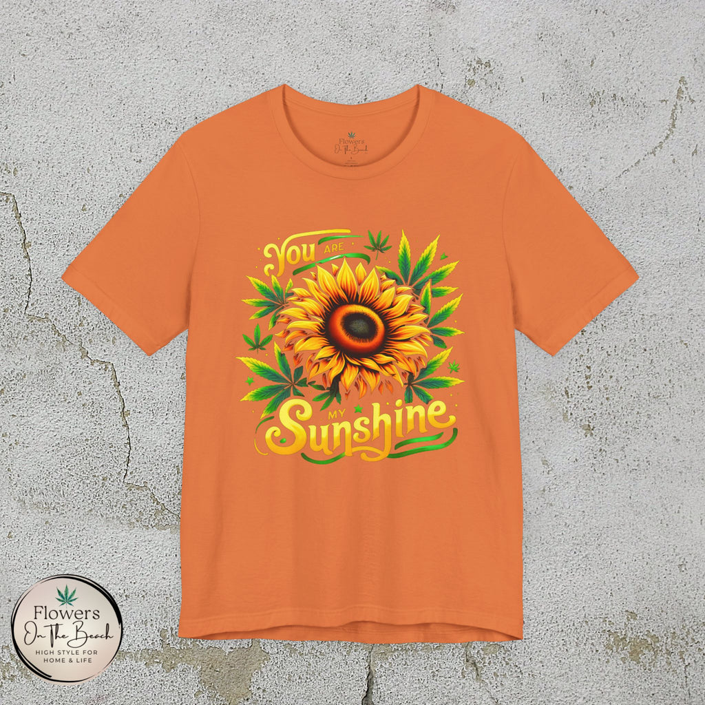 Sunflower and Cannabis Sunshine Tee