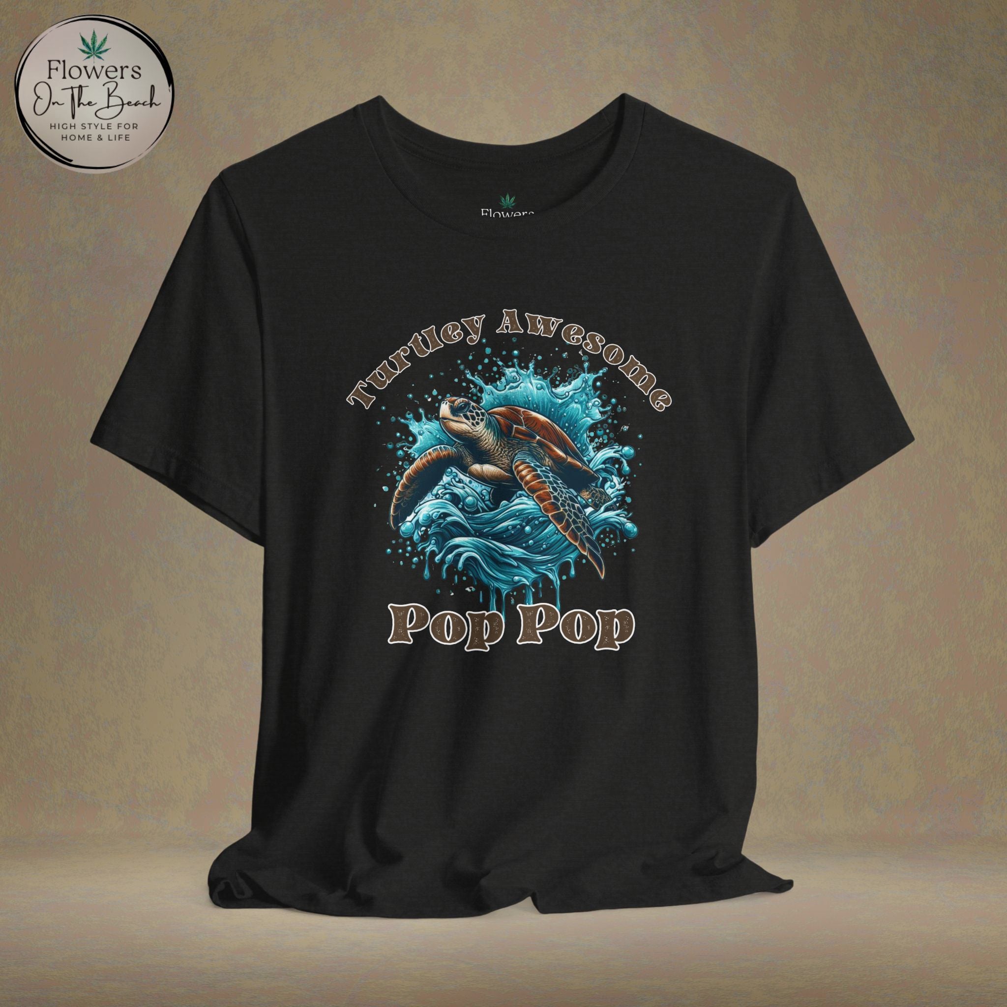Turtley Awesome Pop Pop/Dad/Papa T-Shirt