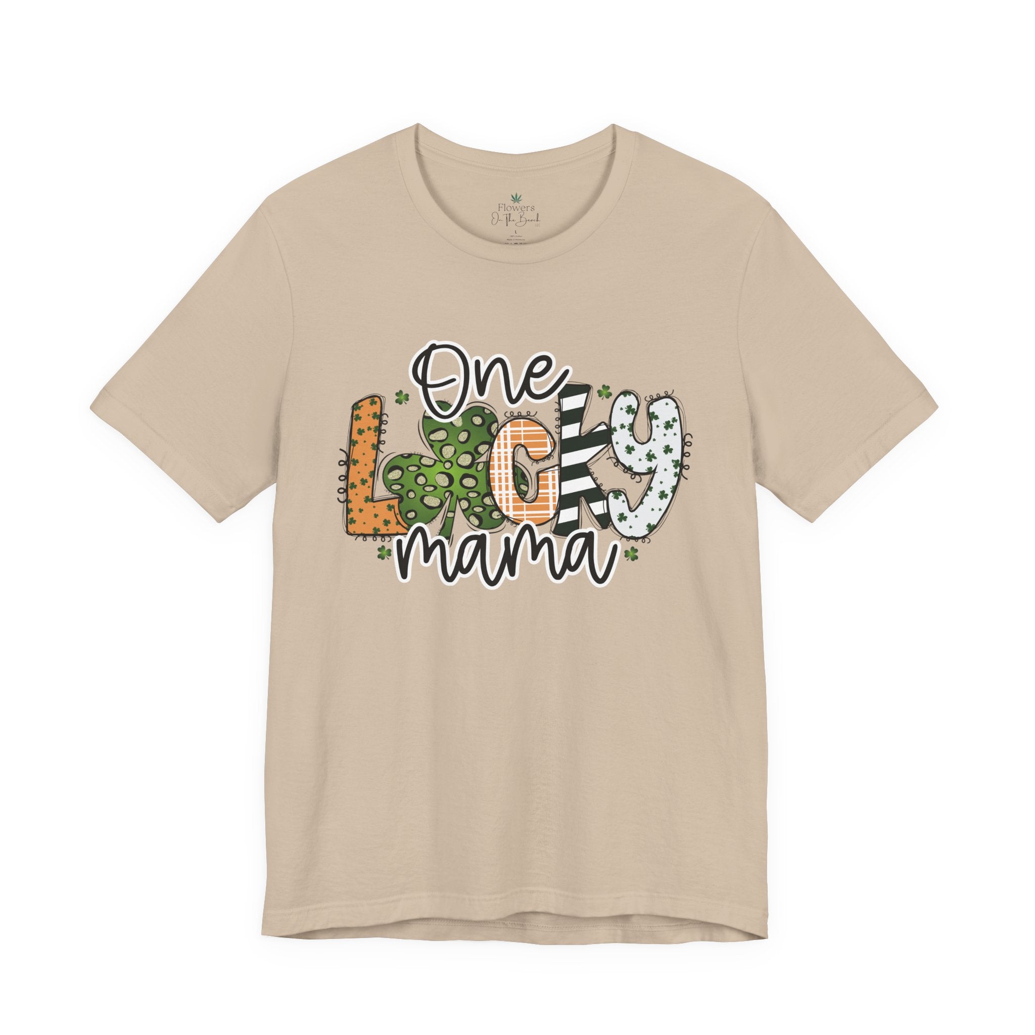 St Patrick's Day Cheetah Print Tee, Lucky Mama Tee