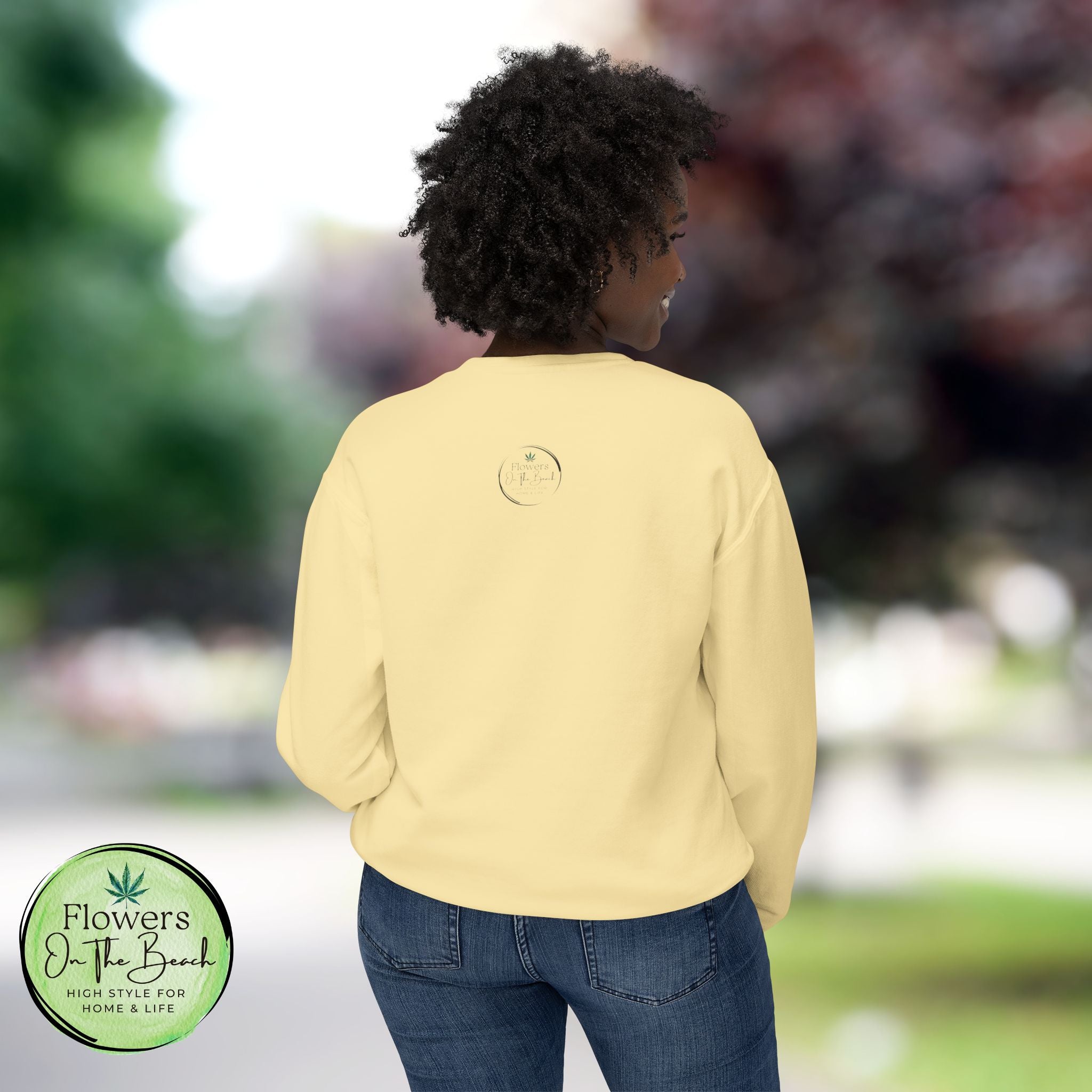 Garden Party Cannabis Flowers Sweatshirt