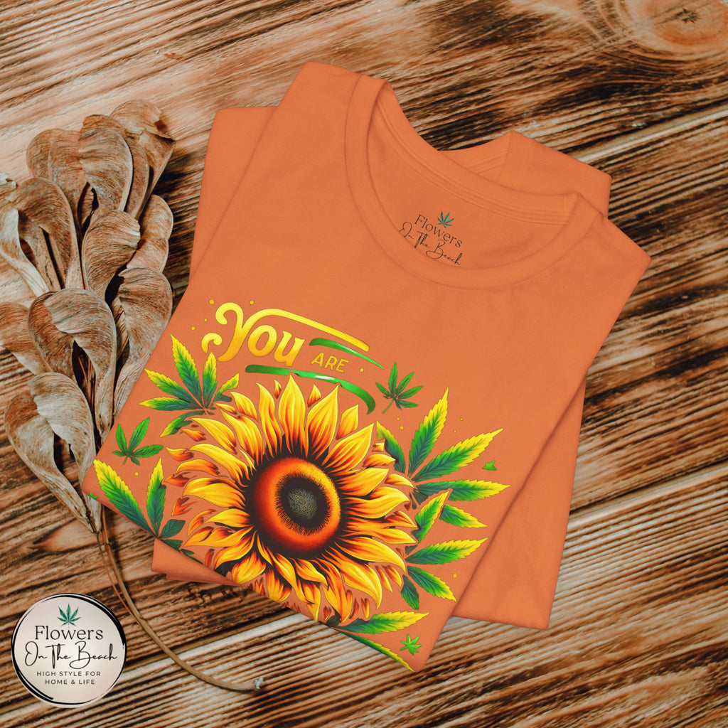 Sunflower and Cannabis Sunshine Tee