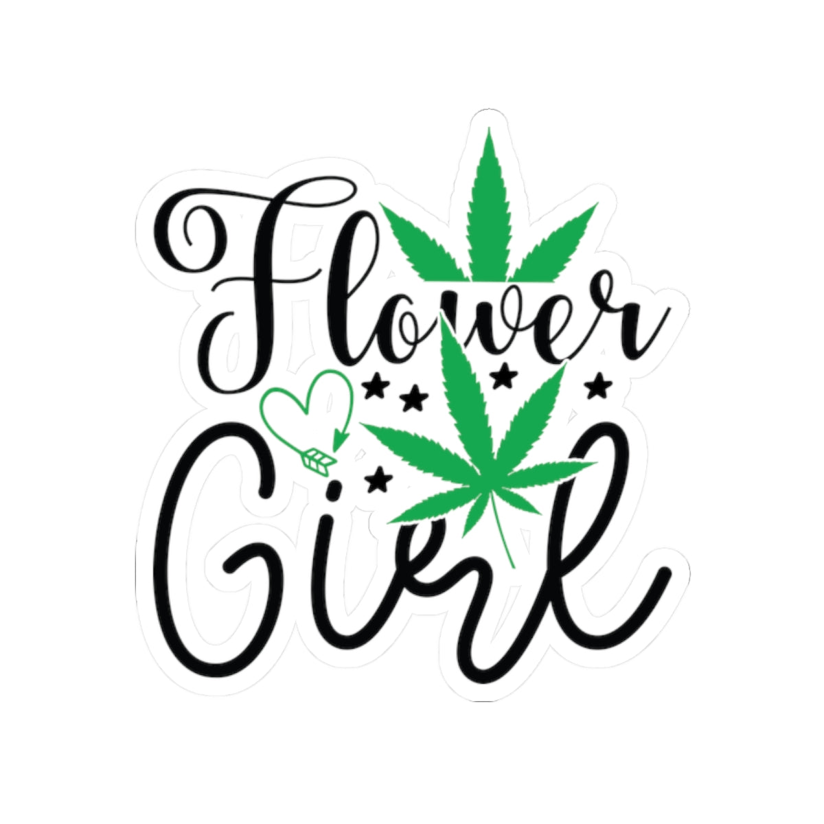 Flower Girl Weed Sticker