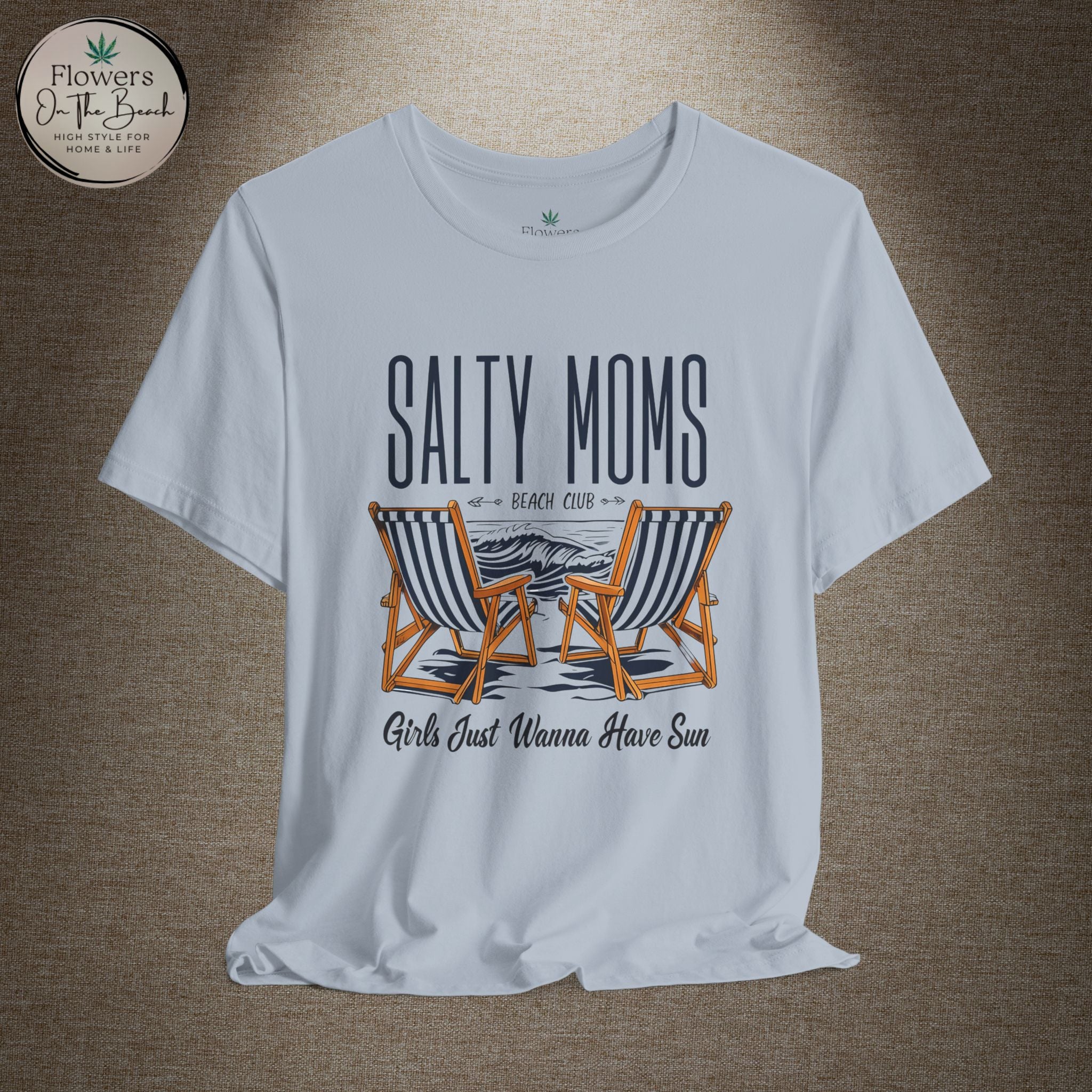 Salty Moms Beach Club Tee