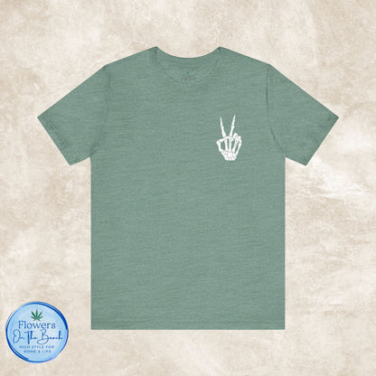 Stoned to the Bone Stoner T-Shirt, Weed Smokers Tee, 420 Holiday Shirt, Unisex Jersey Short Sleeve Tee, Casual Stoner Apparel, Rasta Apparel