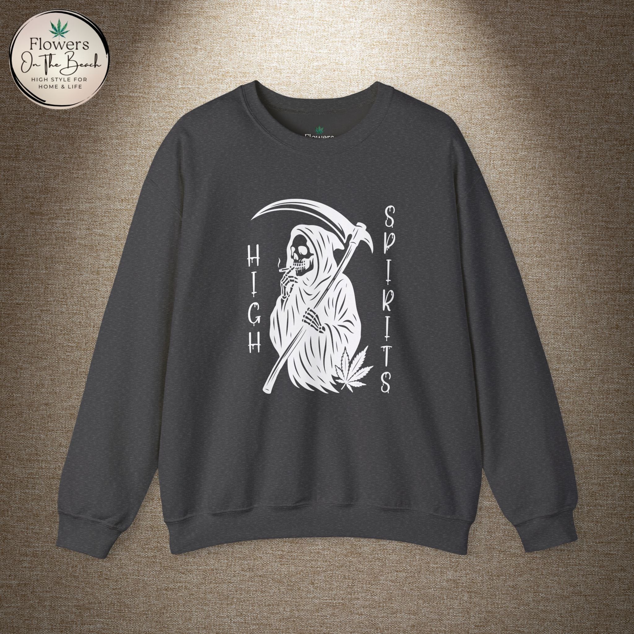 Grim Reaper Smoking Sweatshirt