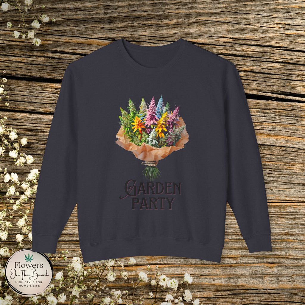 Garden Party Cannabis Flowers Sweatshirt
