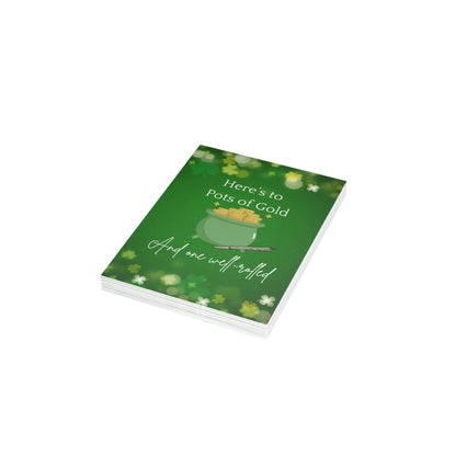 10 pack Postcard Bundle w/envelopes, Clever Cannabis Postcard, Stoner St Patricks Day Postcards,, Gift for Potheads, Marijuana Lovers, 420