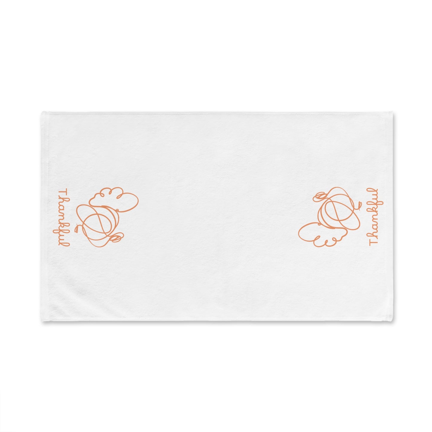 Thankful Thanksgiving Hand Towel, Friendsgiving Bathroom Decor, Fall Kitchen Towel, Hostess Gift, Autumn Dish Towel, Housewarming Present