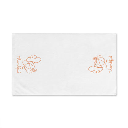 Thankful Thanksgiving Hand Towel, Friendsgiving Bathroom Decor, Fall Kitchen Towel, Hostess Gift, Autumn Dish Towel, Housewarming Present