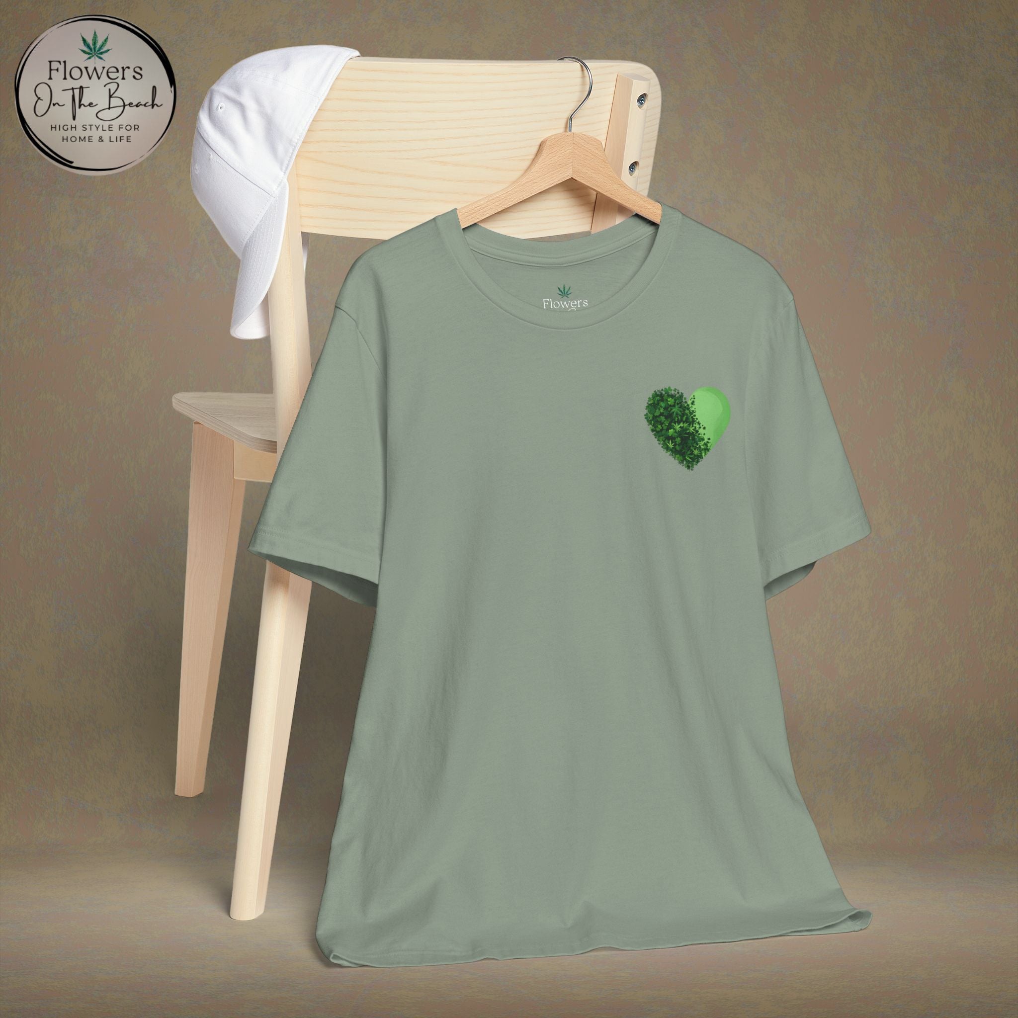 St. Patrick's Day Tee with Subtle Weed Leaves