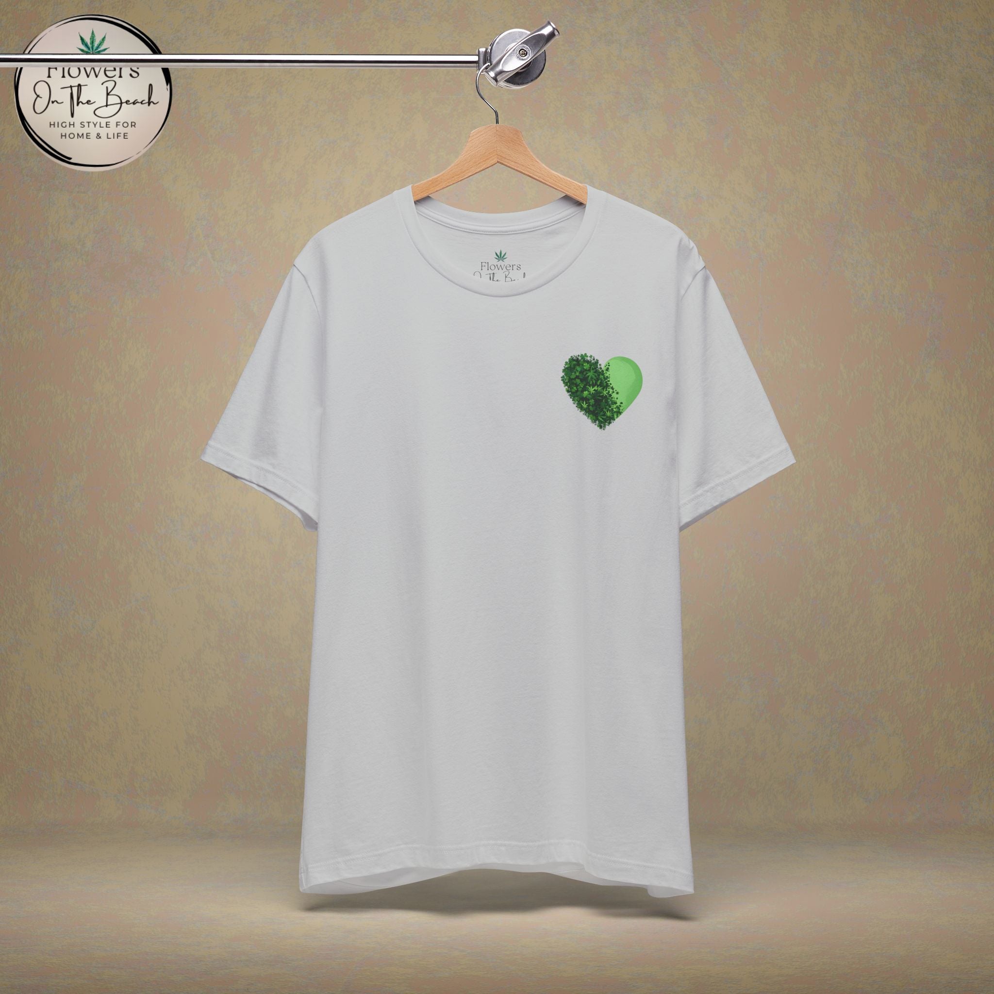 St. Patrick's Day Tee with Subtle Weed Leaves