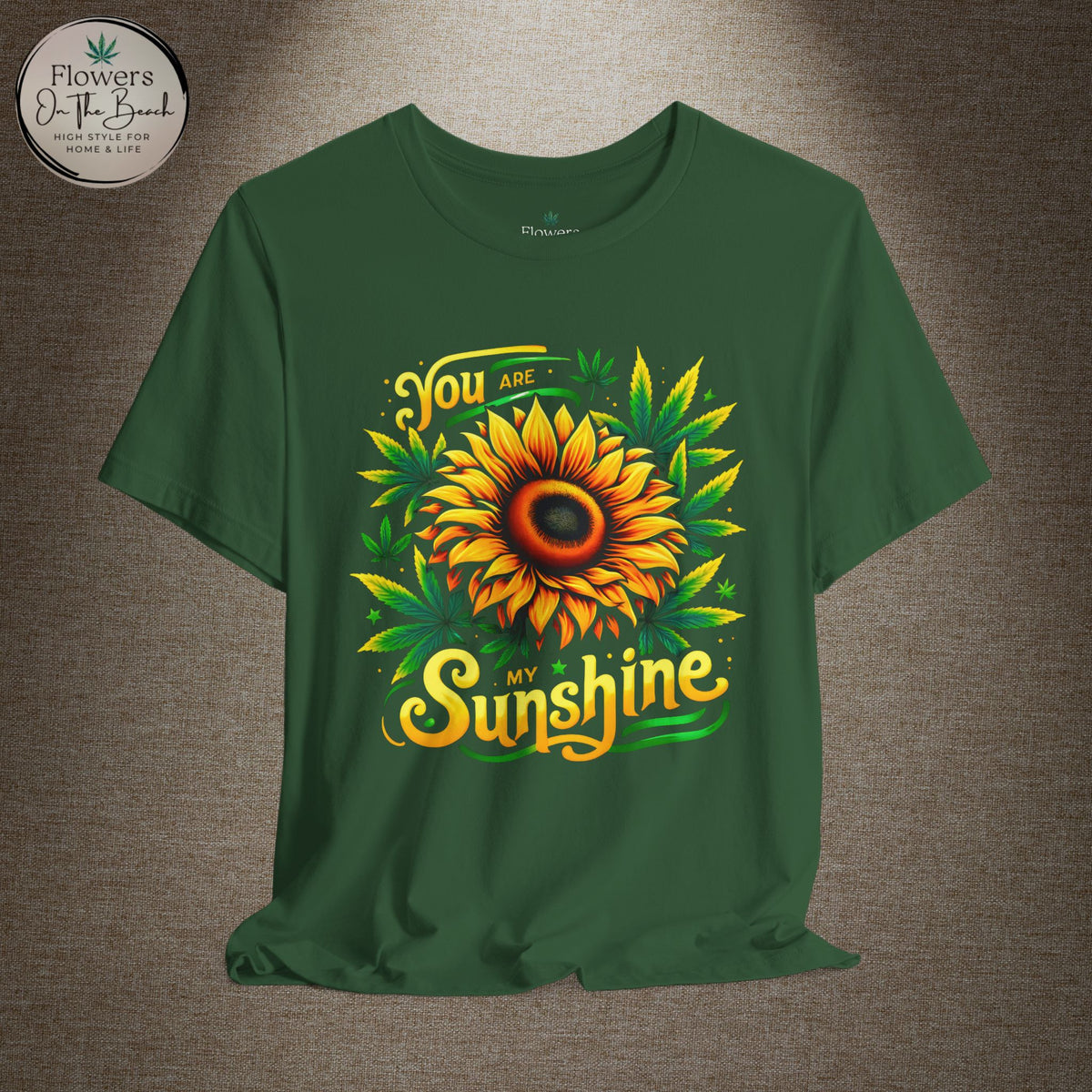 Sunflower and Cannabis Sunshine Tee
