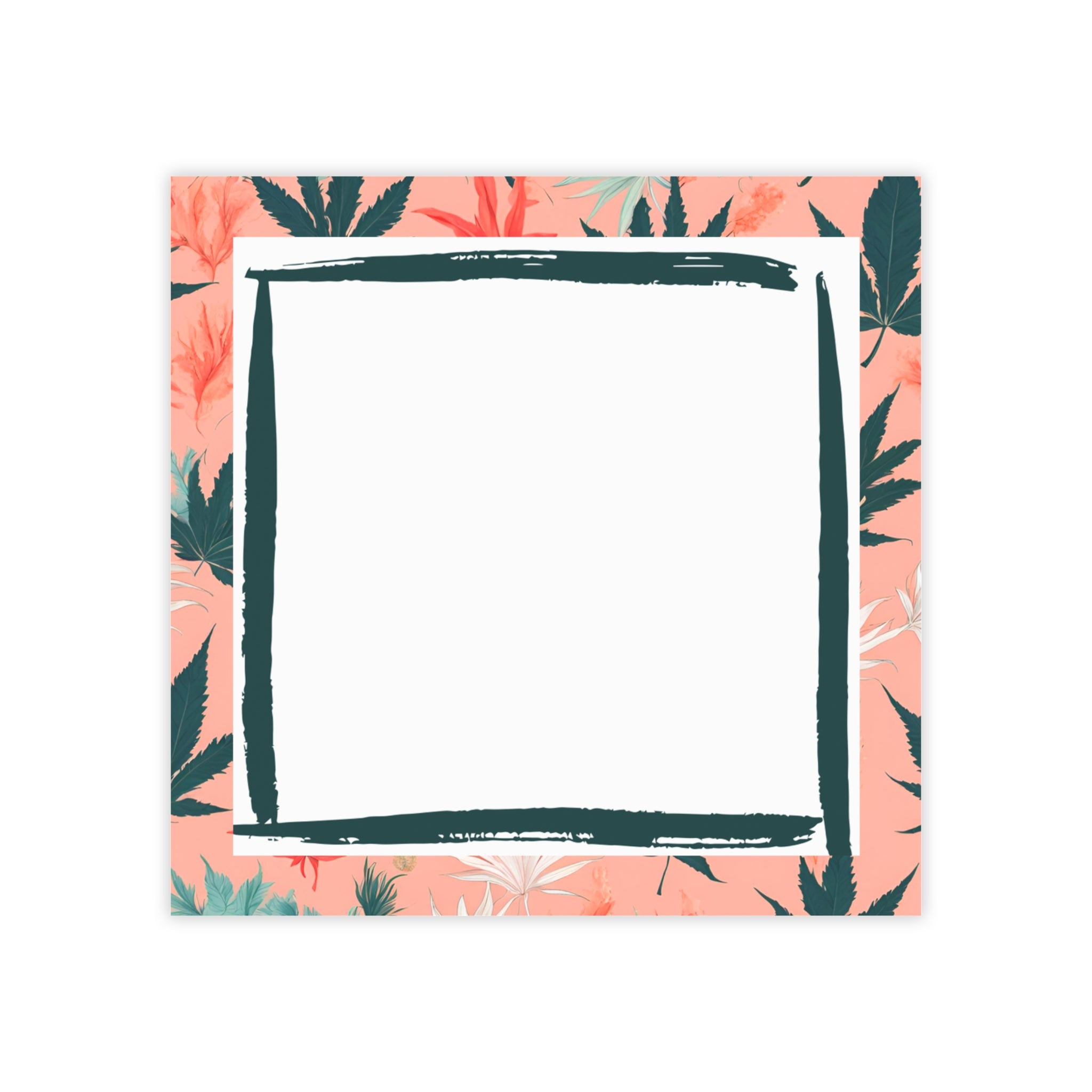 Stylish Cannabis-Inspired Post-its