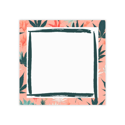 Stylish Cannabis-Inspired Post-its, Classy & Chill Sticky Notes for Anywhere, Marijuana Design, Stoner Stocking Stuffers