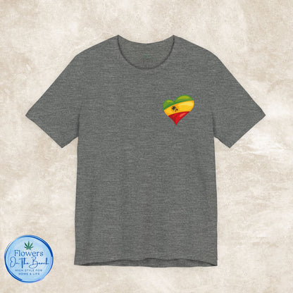 Rasta T-Shirt, Weed Smokers Tee, 420 Shirt, Unisex Jersey Short Sleeve Tee, Casual Stoner Apparel, 420 Somewhere, Rasta Holiday T-shirt