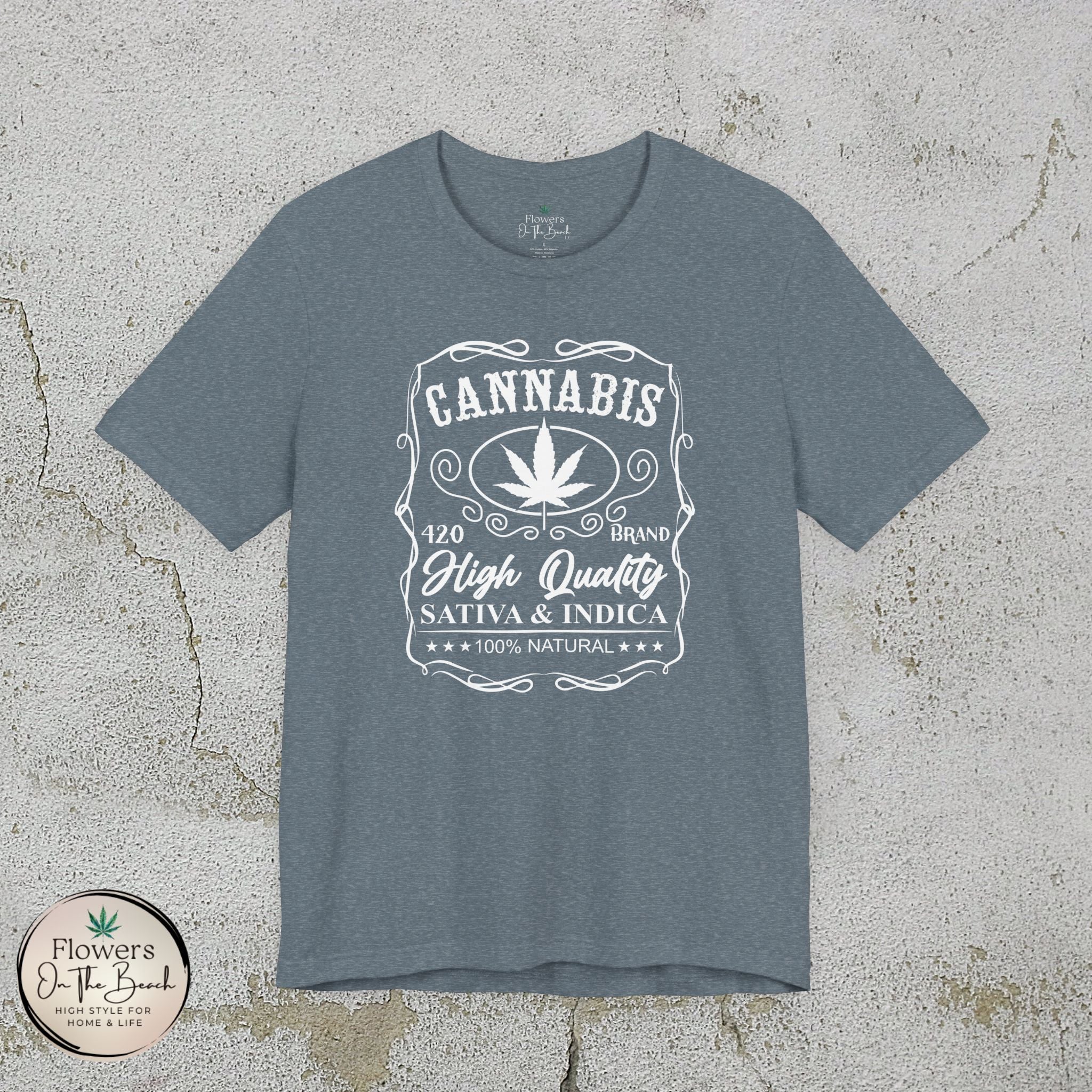 Whiskey-Inspired Cannabis Label Tee