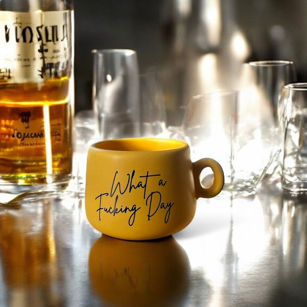 What a Fucking Day - Espresso Mug, Shot Glass