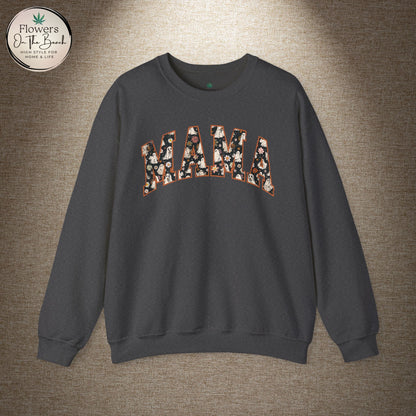 Halloween Mama Letters Sweatshirt