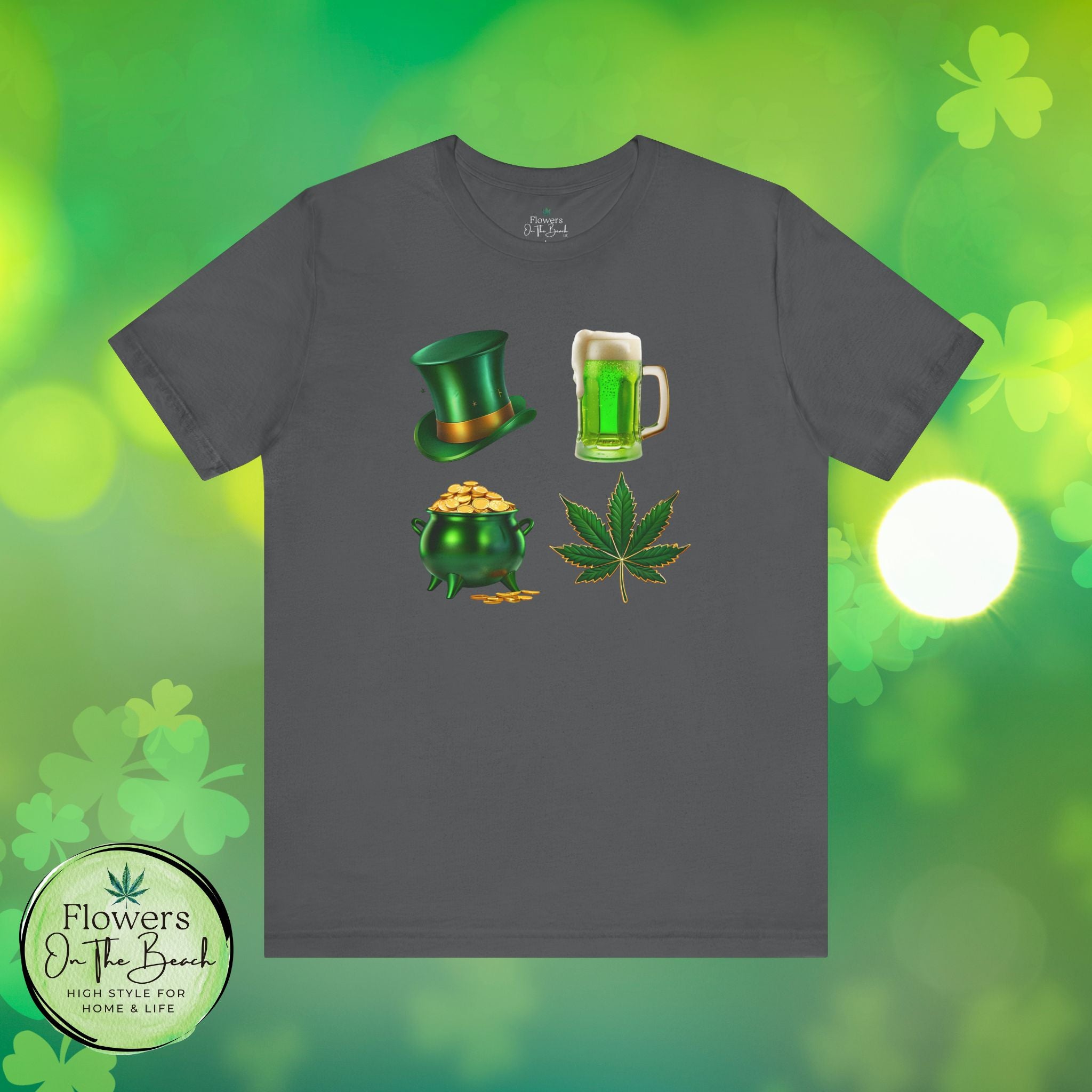 Weed St Patrick's Day Stoner Tee