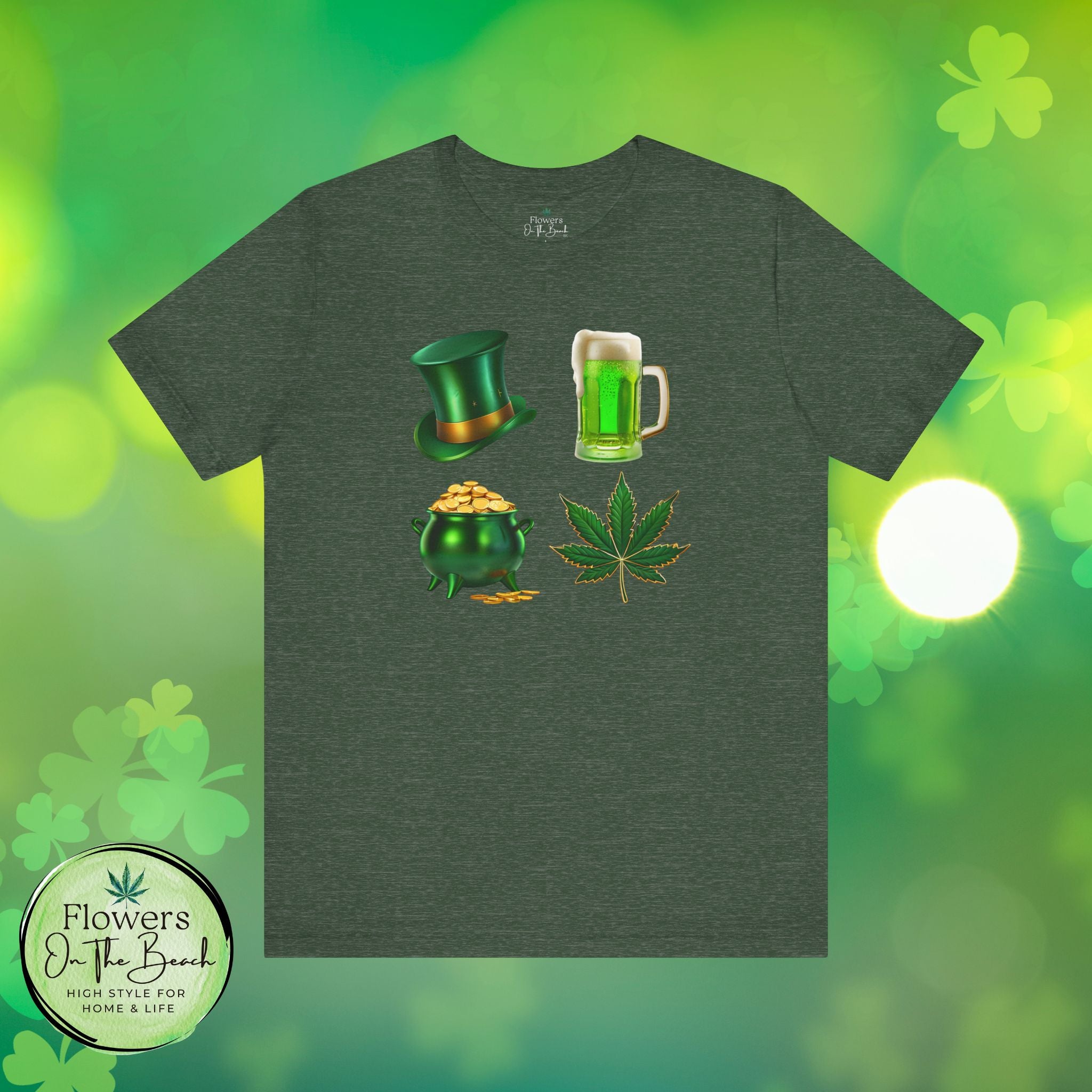Weed St Patrick's Day Stoner Tee