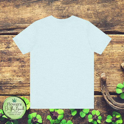 Weed Leaf Heartbeat T-Shirt, Marijuana Plant Tee, Cannabis Lover Shirt, 420 Gift, Unisex Jersey Top