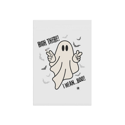 Halloween banner, weed Smoking Ghost, Outdoor Decor, Halloween Party Decor, Joint Smoking Ghost Banner, Front Yard Sign, stoner ghost sign