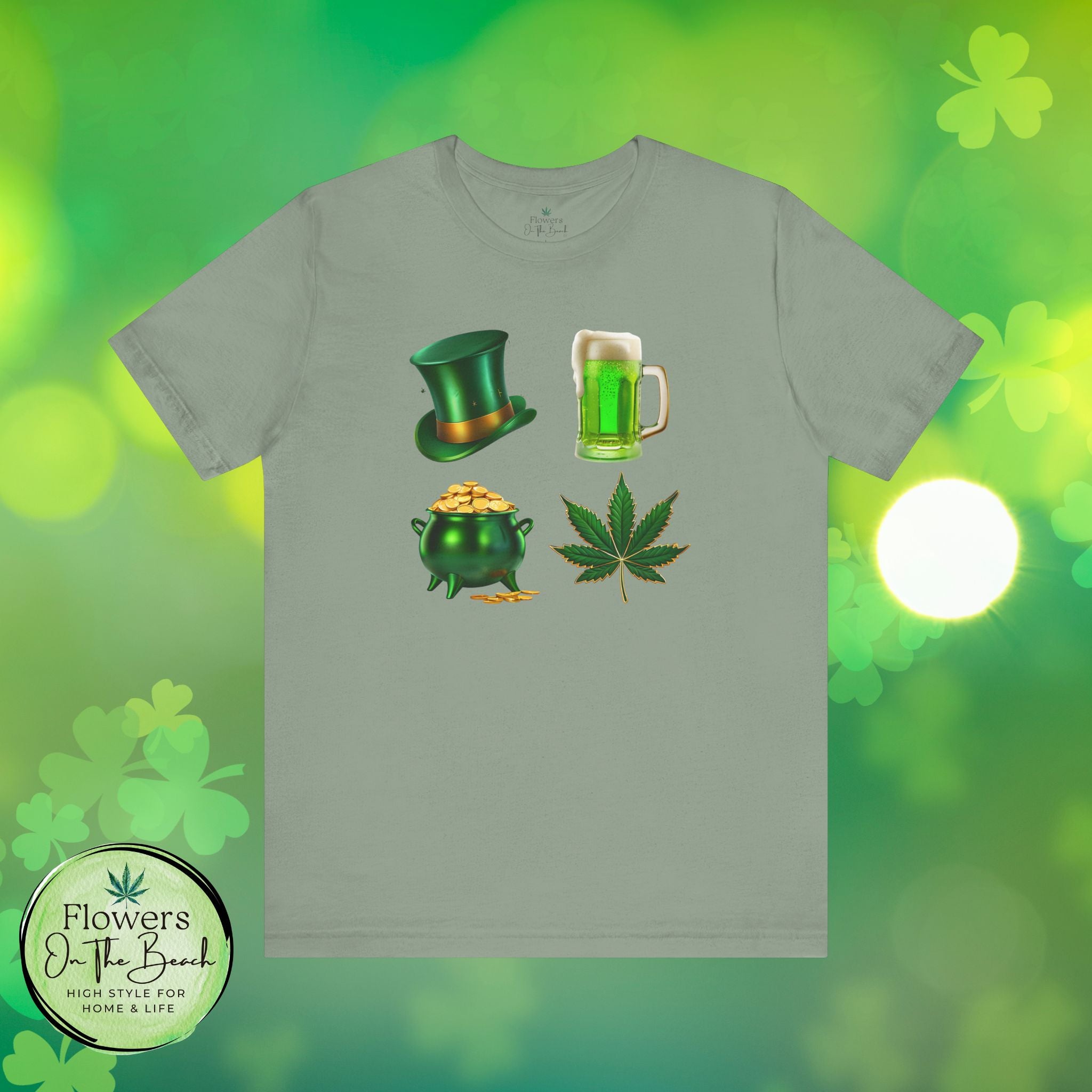 Weed St Patrick's Day Stoner Tee
