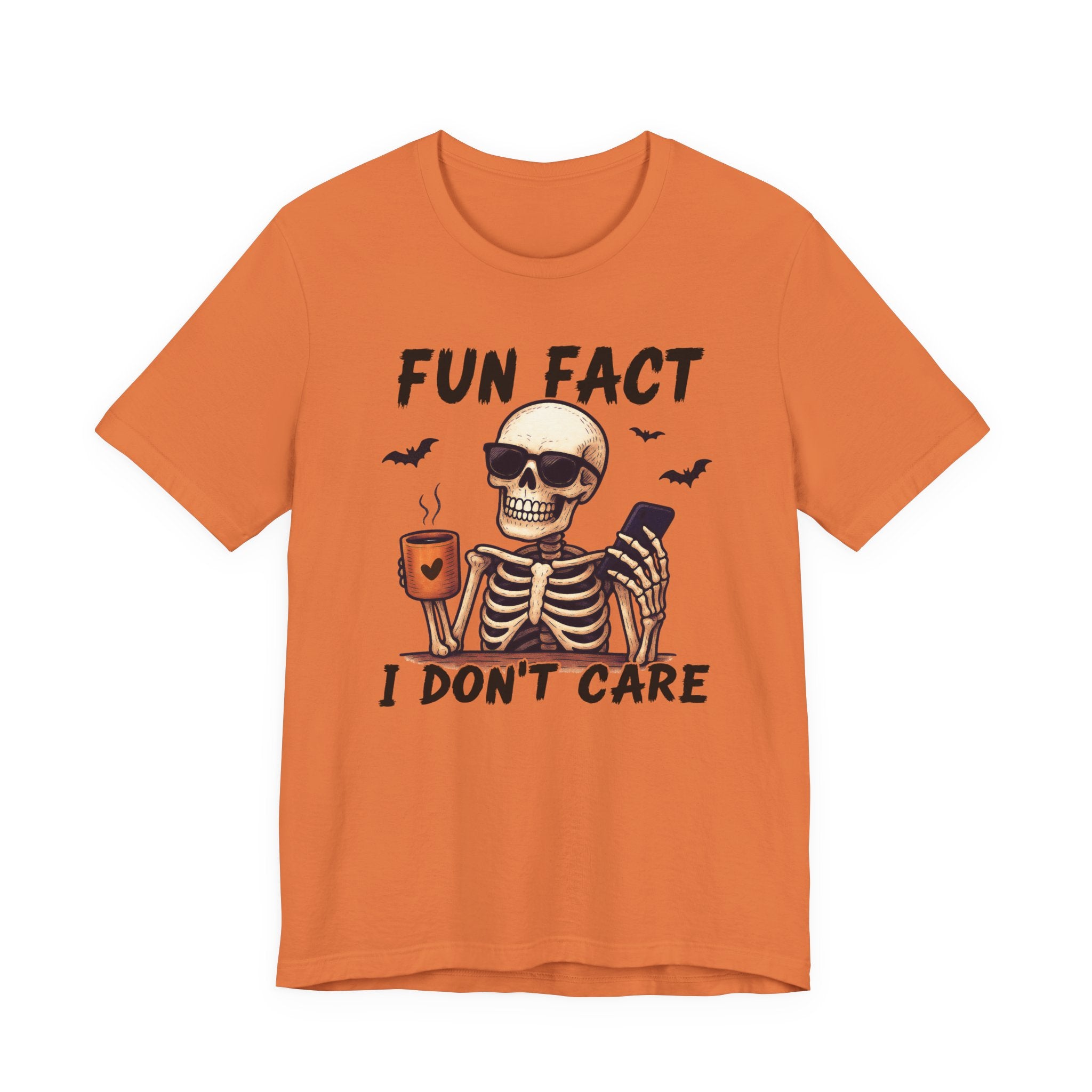 Fun Fact I Don't Care', Skeleton Tee
