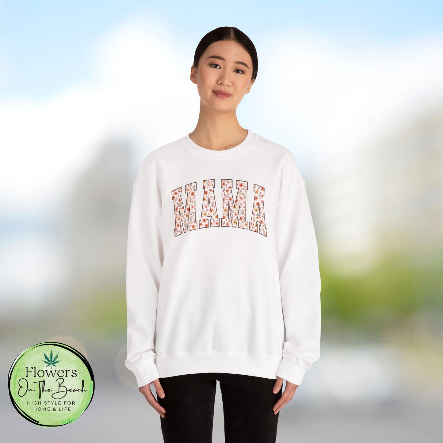 Fall Vibes Mama Letters Sweatshirt, Fall Mom Sweatshirt, Gift for Mom, August Mama, Mama Varsity Fall, Mama Sweatshirt