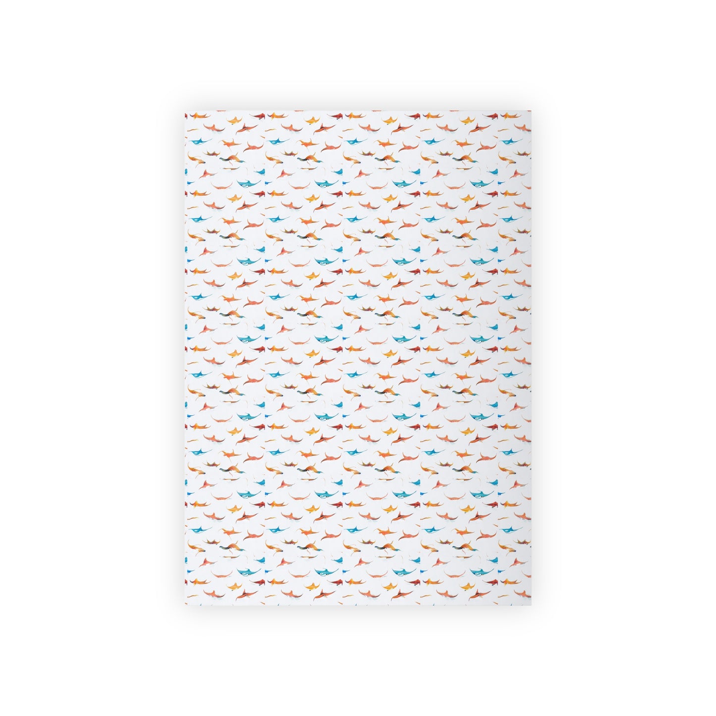 Whimsical Stingray Gift Wrap, Joy of the Ocean, Ocean Lover Present, Sea Creature Birthday Wrap, Scuba Diver Gift, Diver Gift Wrap