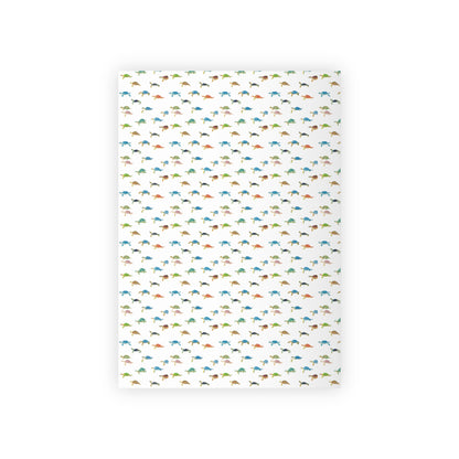 Turtle Gift Wrap Paper, Sea Turtle Wrapping Paper, Ocean Animal Lovers Gift Wrap, Cute Turtle Gift Wrap