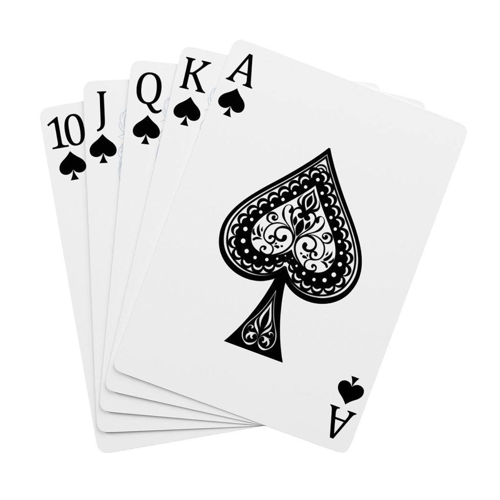 Poker 420 Playing Cards — Classic Red-Back Deck with Ornate Cannabis Bouquet