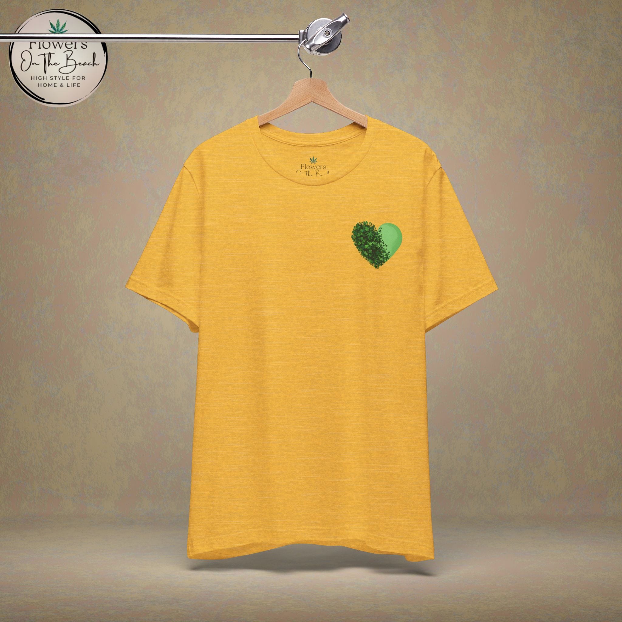 St. Patrick's Day Tee with Subtle Weed Leaves