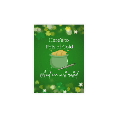 10 pack Postcard Bundle w/envelopes, Clever Cannabis Postcard, Stoner St Patricks Day Postcards,, Gift for Potheads, Marijuana Lovers, 420