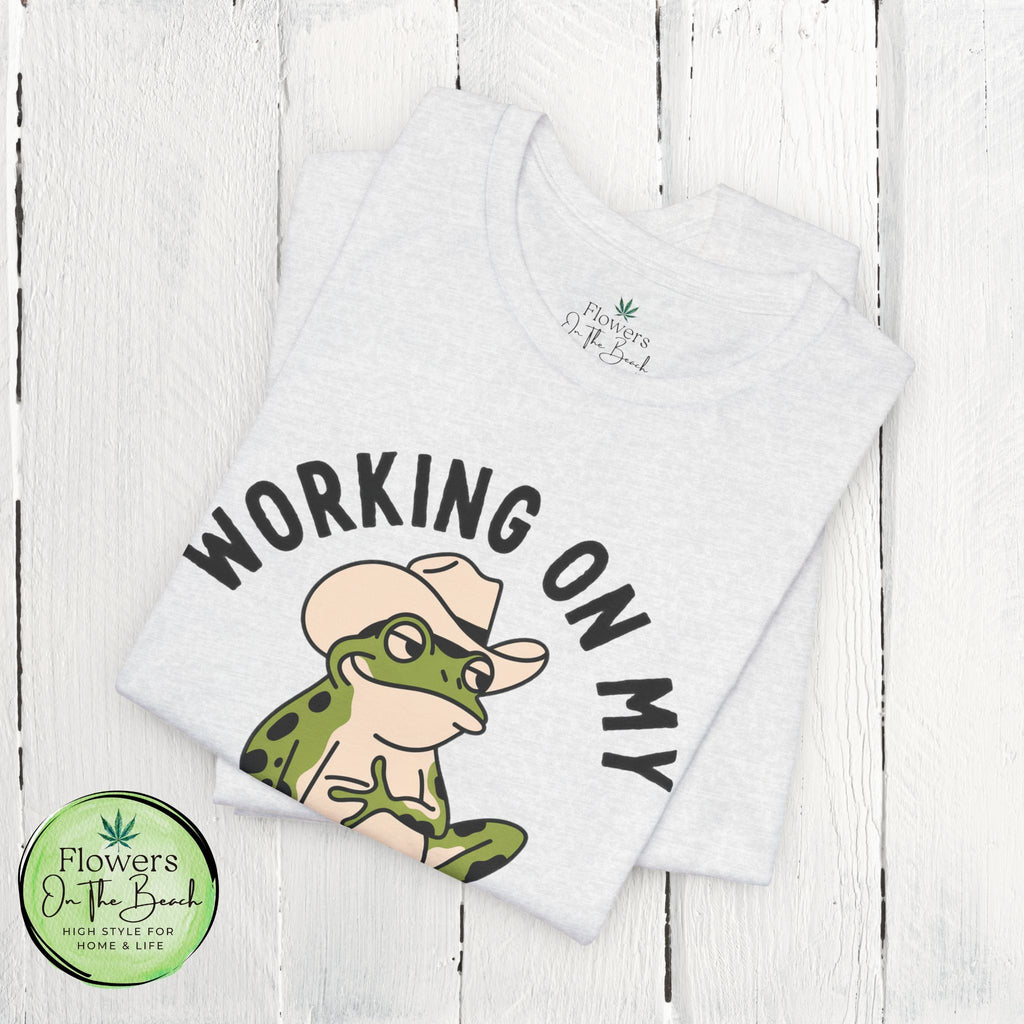 Working on My Dad Bod T-Shirt | Funny Dad Fathers Day Tee