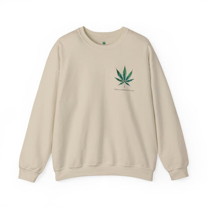 Brand Crewneck, Flowers on the Beach, Stoner Gift, Weed Lover Gift, 420 Gift, Stoner Christmas Gift, Weed Apparel