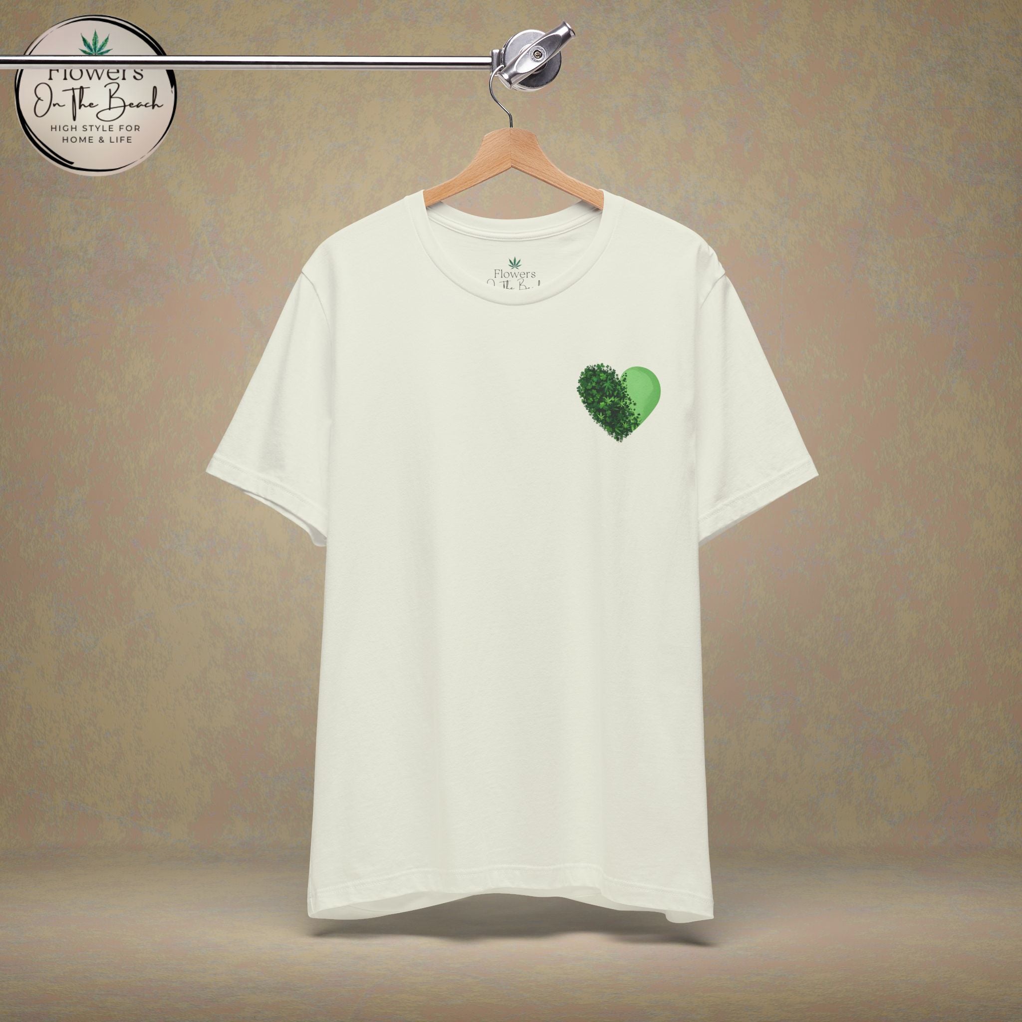 St. Patrick's Day Tee with Subtle Weed Leaves