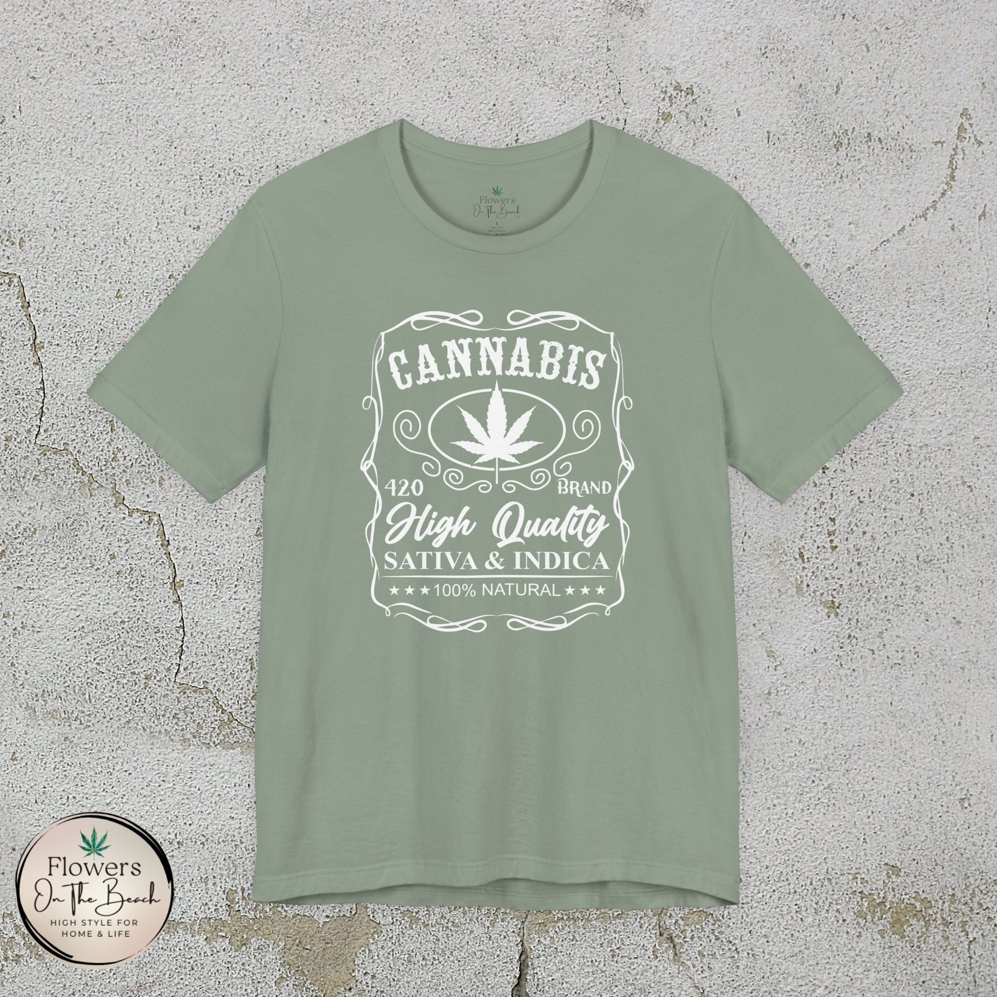 Whiskey-Inspired Cannabis Label Tee