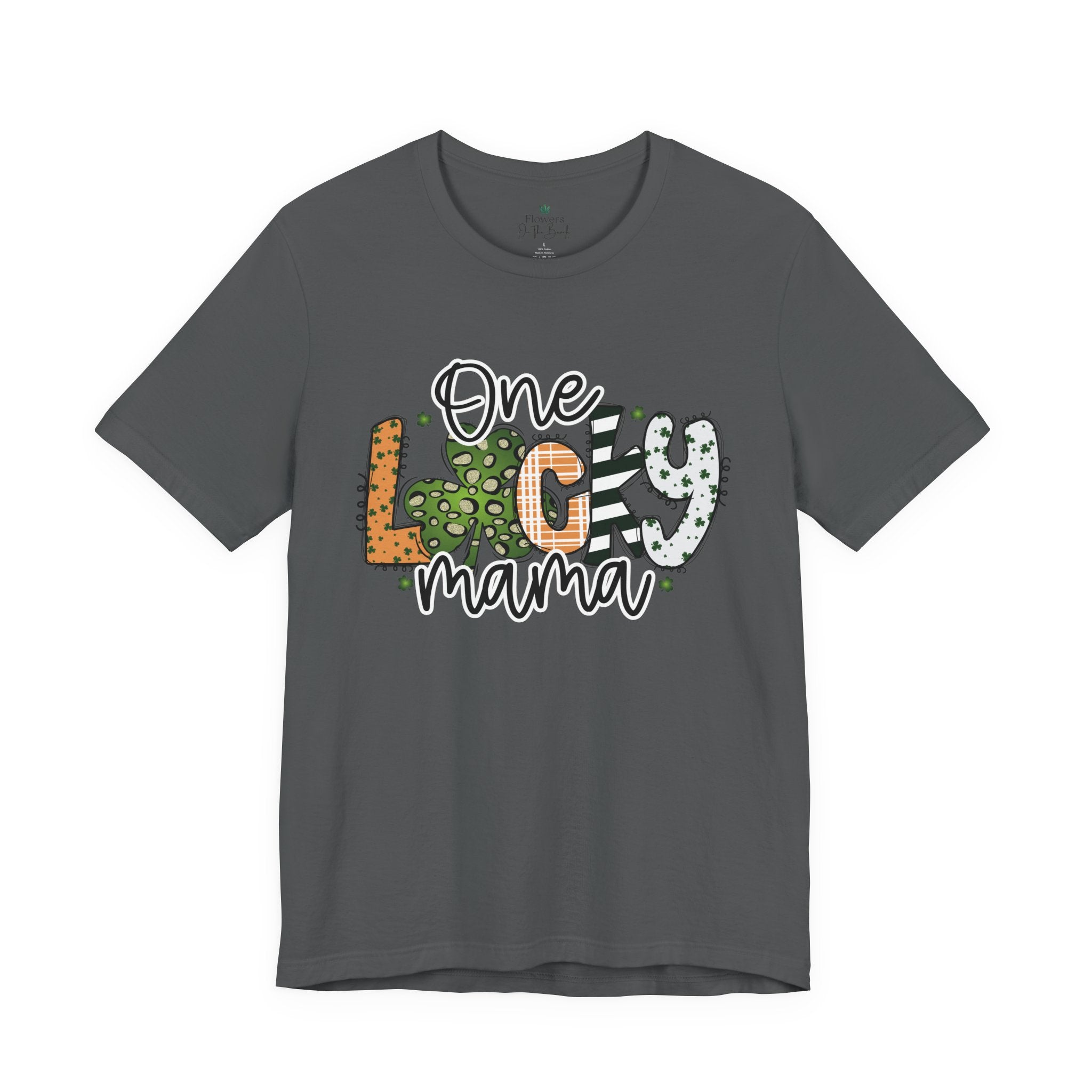 St Patrick's Day Cheetah Print Tee, Lucky Mama Tee