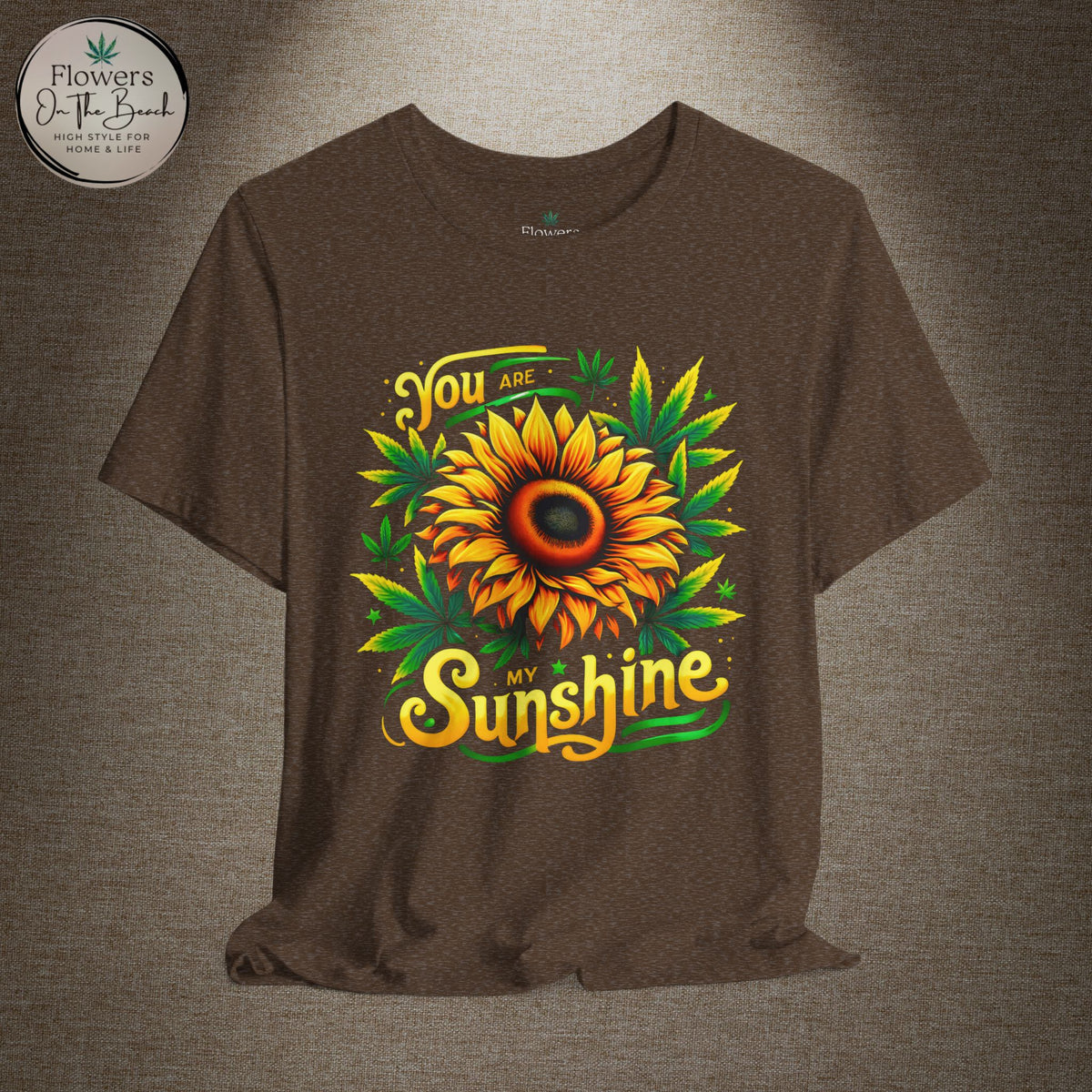Sunflower and Cannabis Sunshine Tee