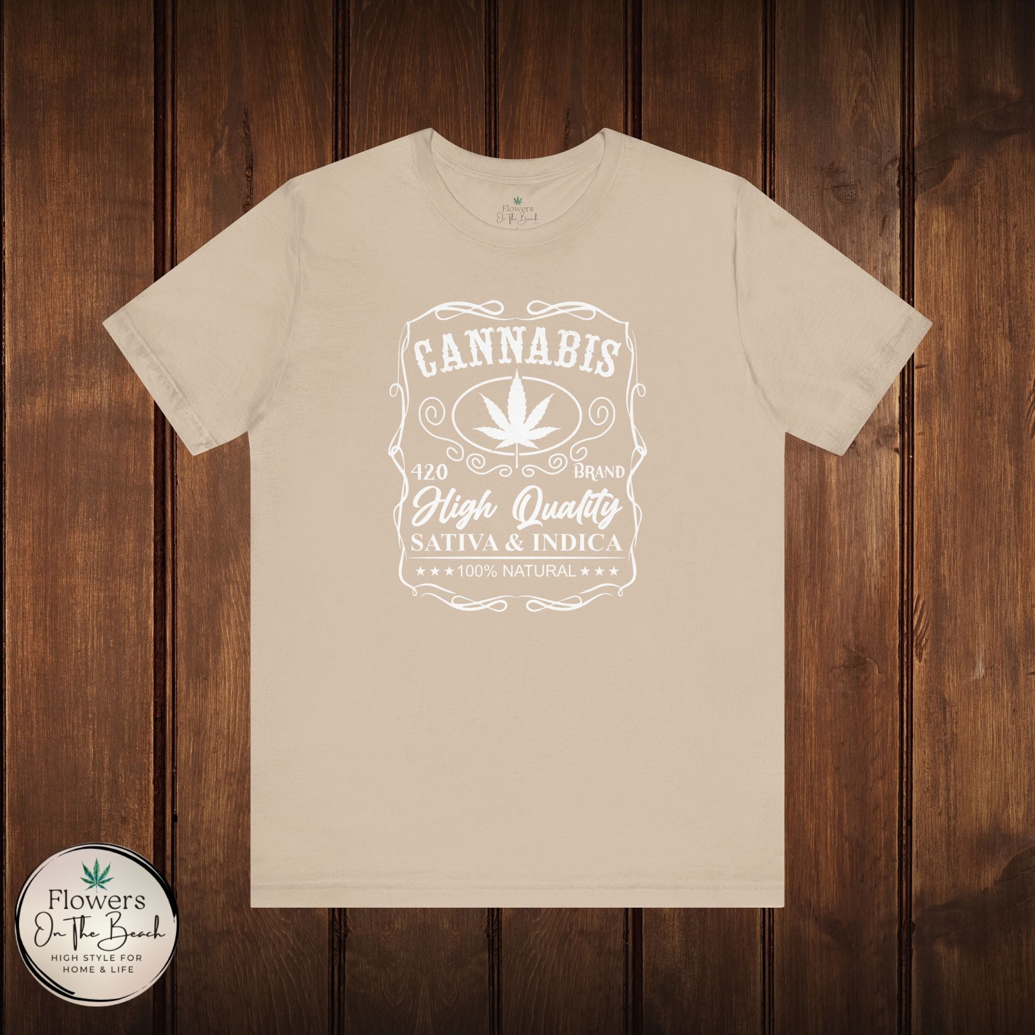 Whiskey-Inspired Cannabis Label Tee