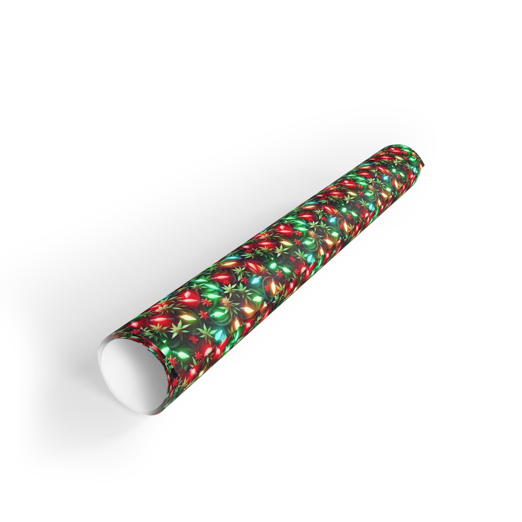 Weed Themed Christmas Gift Wrap
