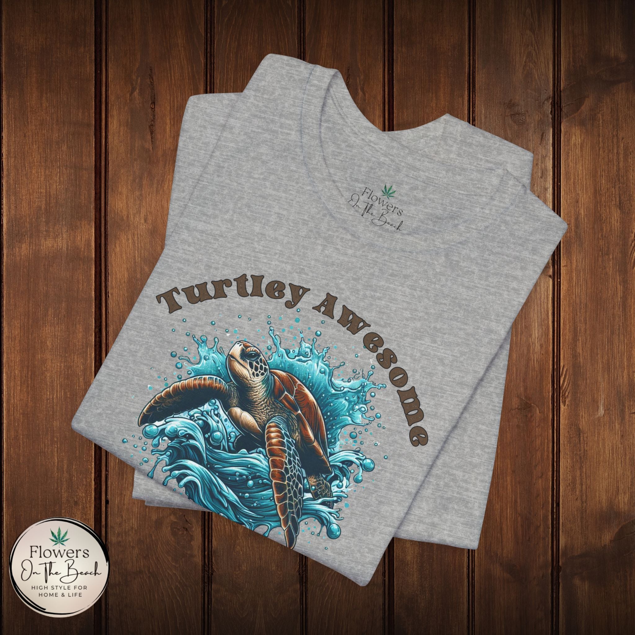 Turtley Awesome Pop Pop/Dad/Papa T-Shirt