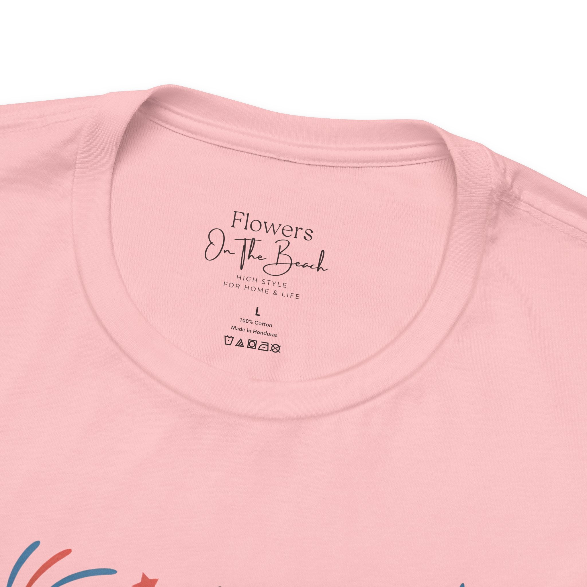 American Honey Fireworks and Bows Tee | Red White Blue Patriotic