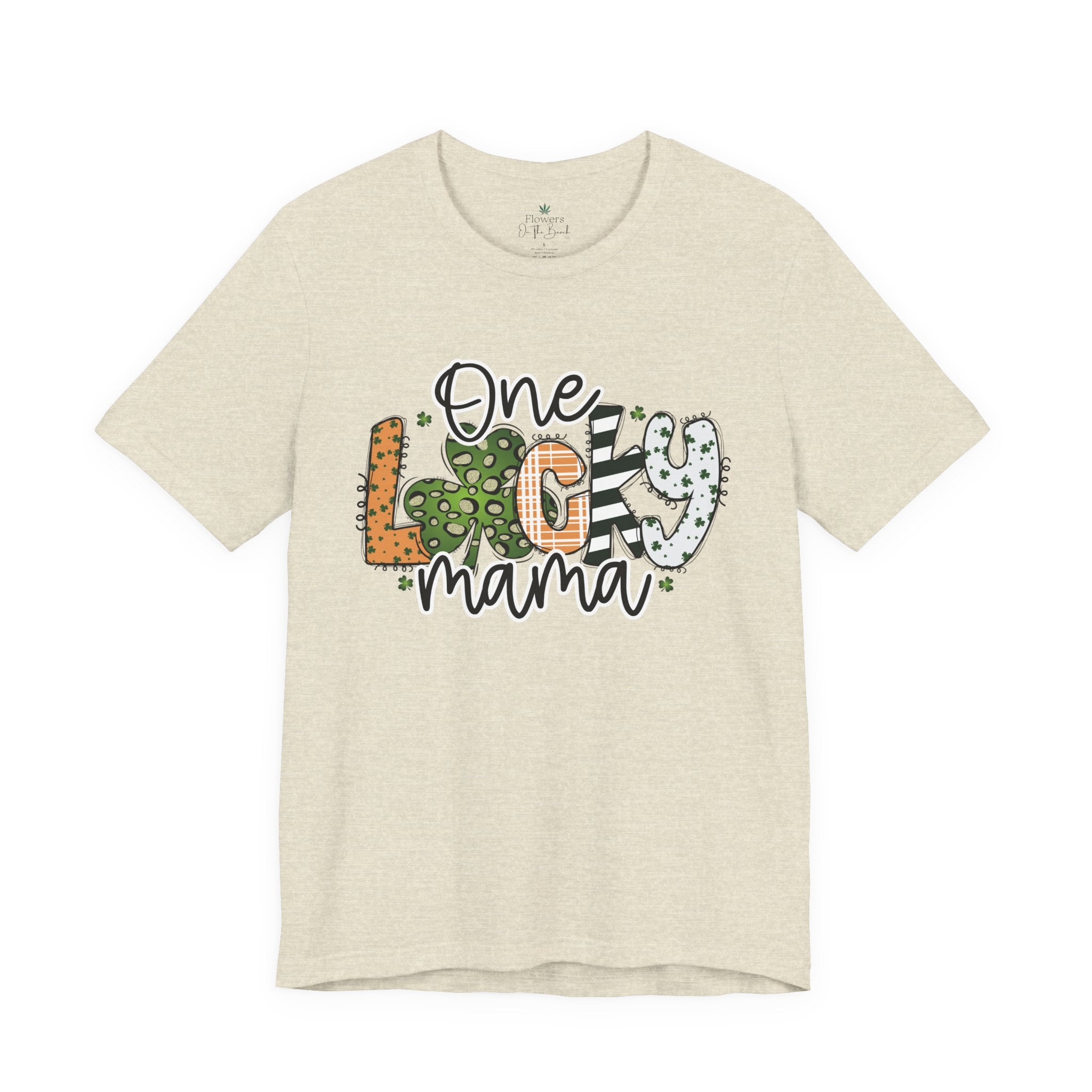 St Patrick's Day Cheetah Print Tee, Lucky Mama Tee