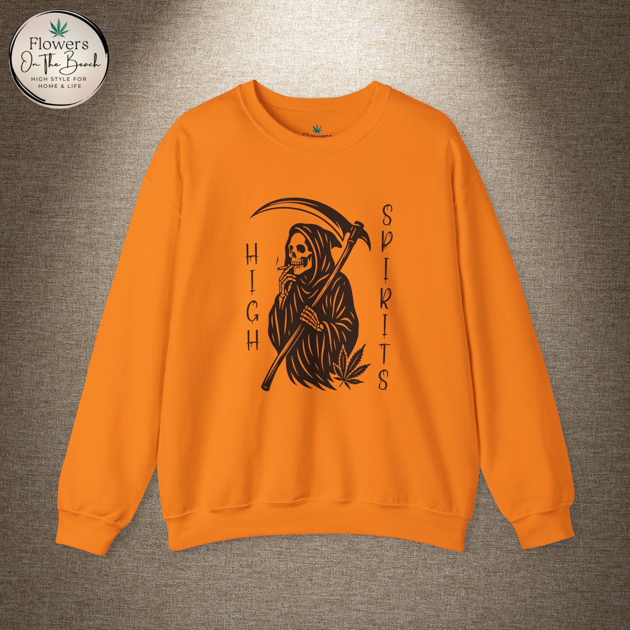 Grim Reaper Smoking Sweatshirt