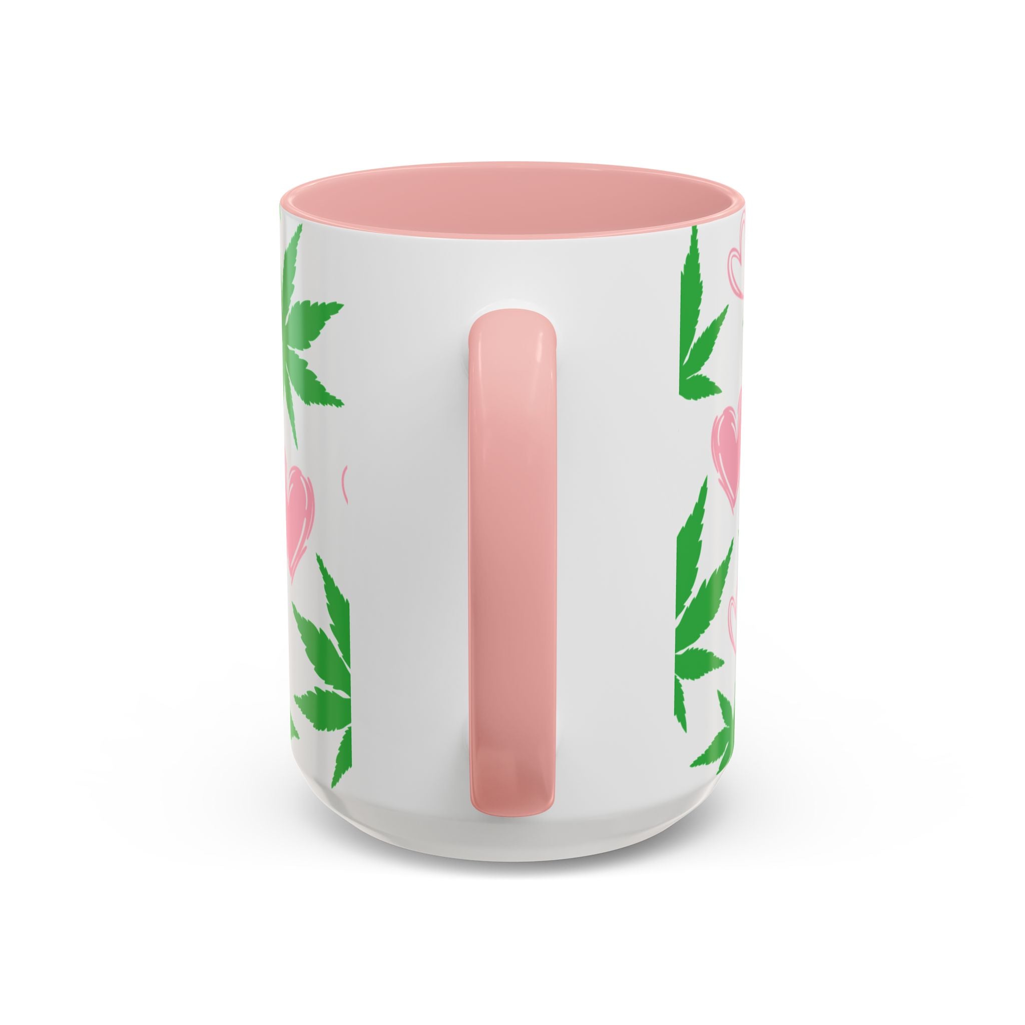 Hearts and Cannabis Ceramic Mug