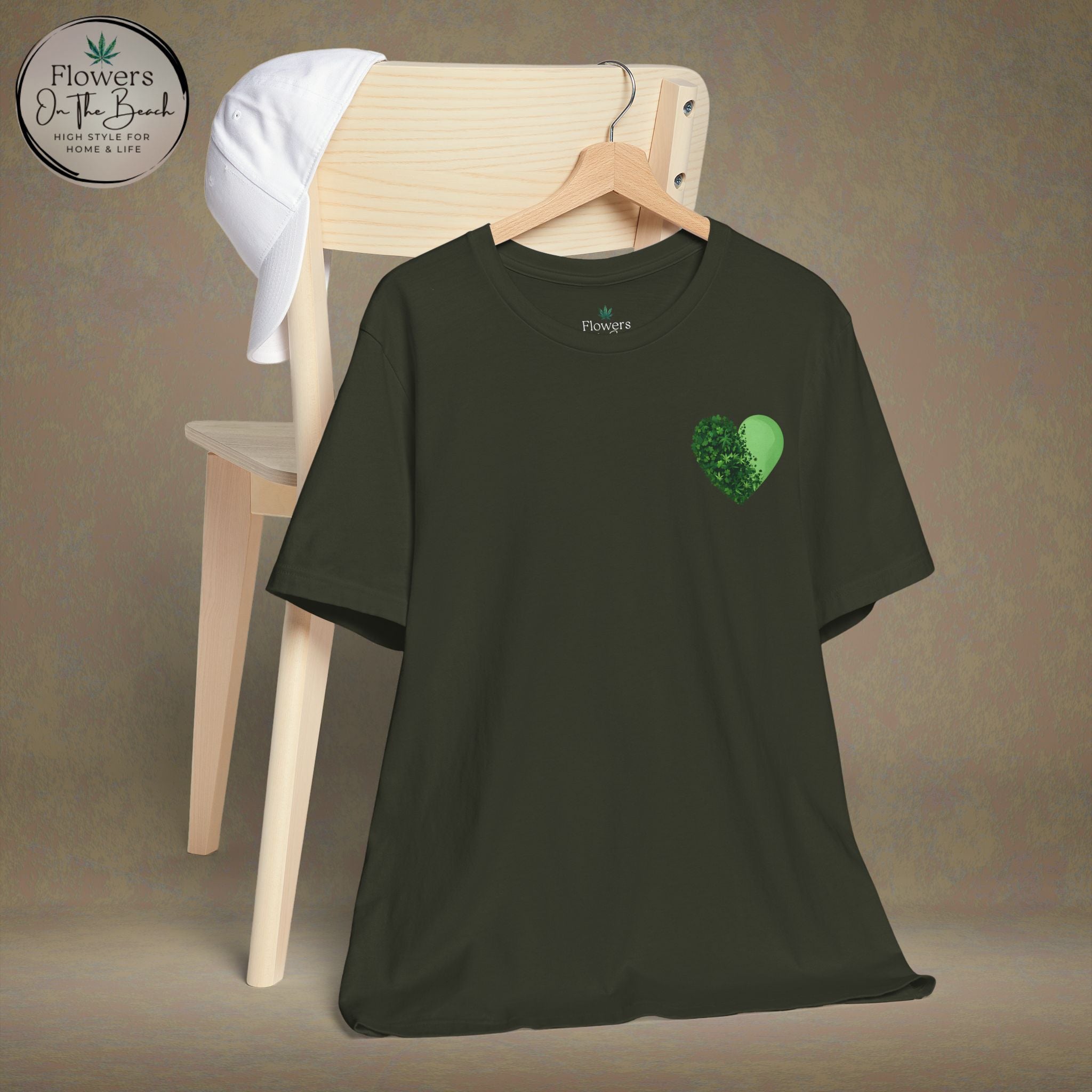 St. Patrick's Day Tee with Subtle Weed Leaves